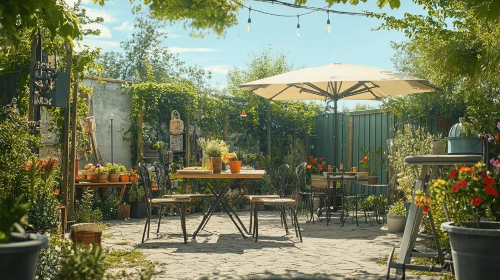 5 tables rondes en resine chez Brico Depot pour sublimer votre jardin